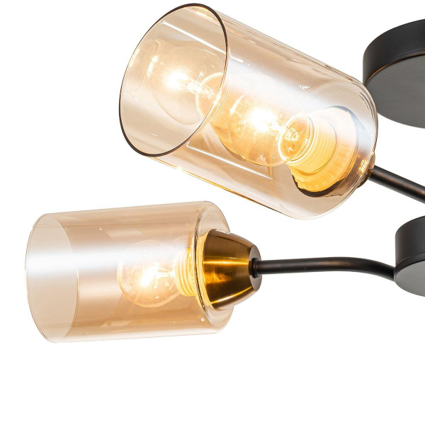 Потолочная люстра Escada Vertigo 1131/4P Black/Gold Потолочная люстра Escada Vertigo 1131/4P Black/Gold