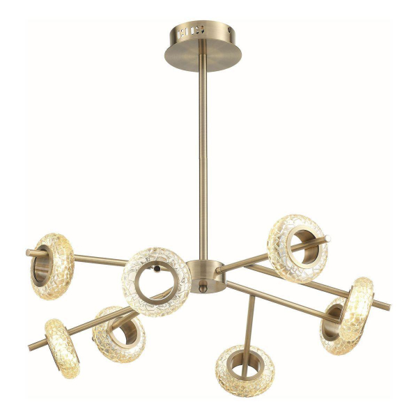 Подвесная светодиодная люстра Escada 10252/8LED Brass Подвесная светодиодная люстра Escada 10252/8LED Brass