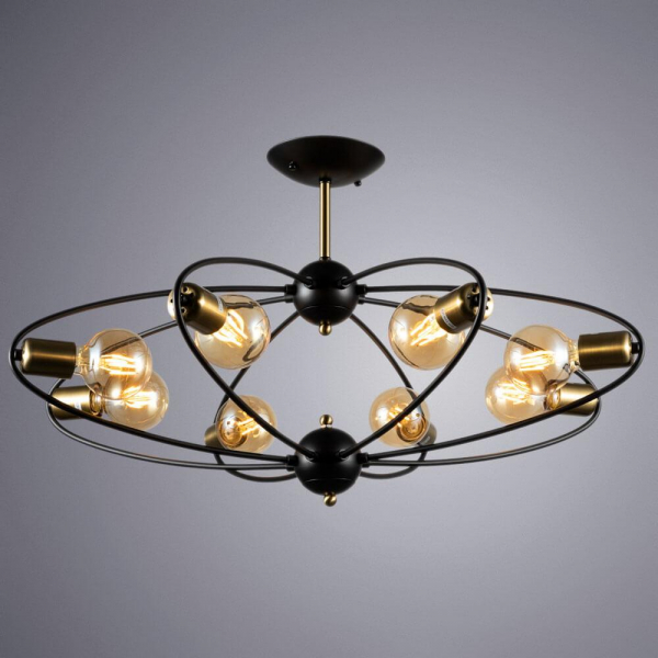 Потолочная люстра Arte Lamp Glasgow A1963PL-8BK Потолочная люстра Arte Lamp Glasgow A1963PL-8BK