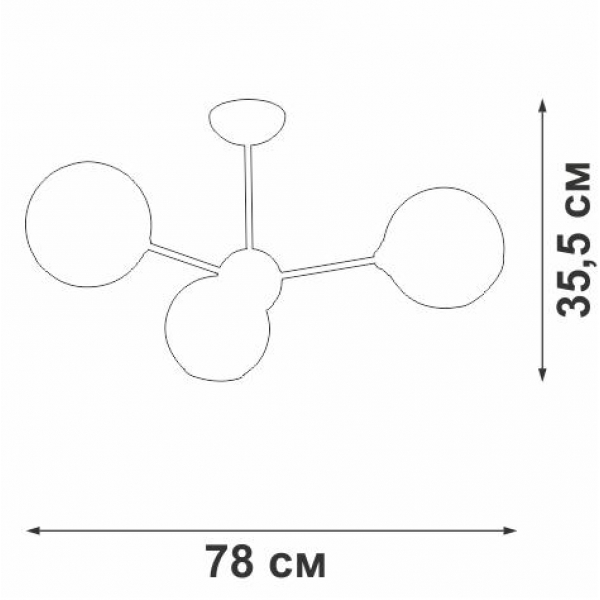 Подвесная люстра Vitaluce V4321/3PL Подвесная люстра Vitaluce V4321/3PL