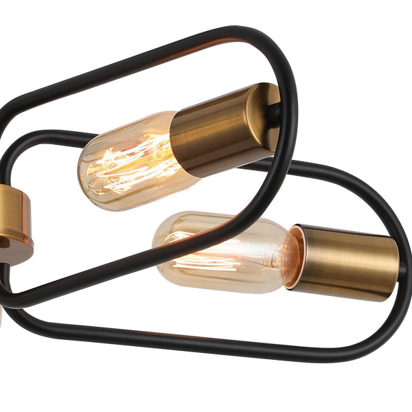 Потолочная люстра Illumico IL8253-5COU-79 BK GD Потолочная люстра Illumico IL8253-5COU-79 BK GD
