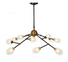 Подвесная люстра Lumina Deco Crocus LDP 7002-12 BK+MD