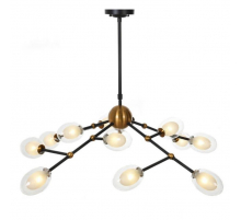 Подвесная люстра Lumina Deco Crocus LDP 7002-12 BK+MD