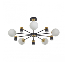 Потолочная люстра Arte Milano Ferrara71040 274802/10 BK/GD