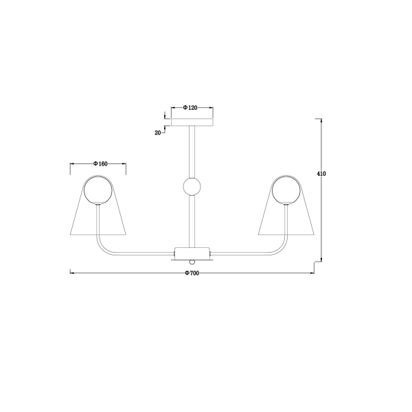 Потолочная люстра Freya Doublety FR5382PL-05BS