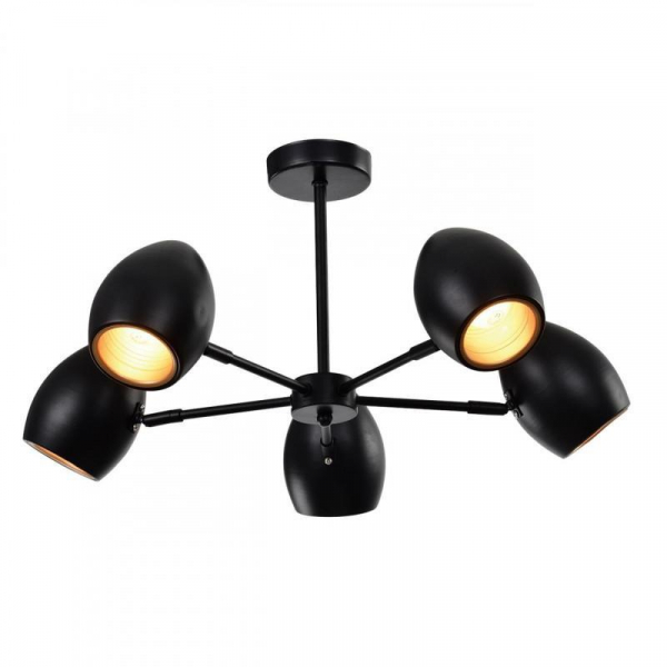 Потолочная люстра IMEX Ufo MD.19972-5-S-BK Потолочная люстра IMEX Ufo MD.19972-5-S-BK