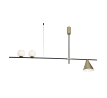 Подвесная люстра Gerhort G31121/3BK+GD GD+WT