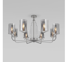 Потолочная люстра Eurosvet Defi 60138/8 сатин-никель