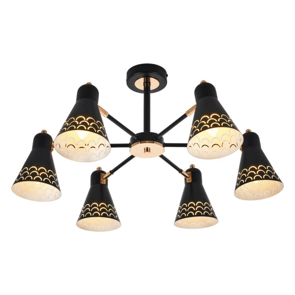 Потолочная люстра MyFar Chilly MR1531-6C Потолочная люстра MyFar Chilly MR1531-6C