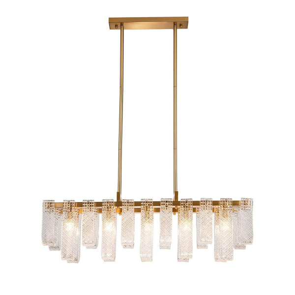 Подвесная люстра Indigo BRINA 12027/10PL Brass V000367 Подвесная люстра Indigo BRINA 12027/10PL Brass V000367