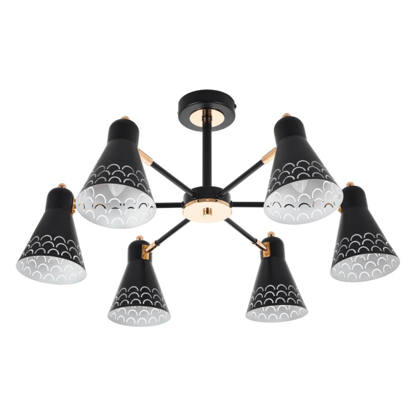 Потолочная люстра MyFar Chilly MR1531-6C Потолочная люстра MyFar Chilly MR1531-6C