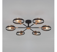 Потолочная люстра Eurosvet Gallo 70121/6 черный