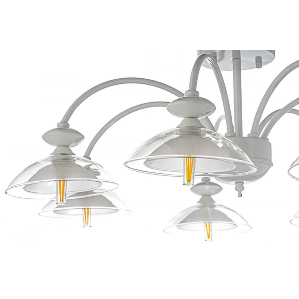 Потолочная люстра Arti Lampadari Noventa E 1.1.7 W Потолочная люстра Arti Lampadari Noventa E 1.1.7 W