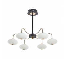 Потолочная светодиодная люстра Arte Milano Neapol73908 273908/6 BK/GD