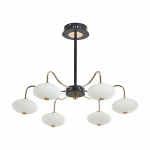 Потолочная светодиодная люстра Arte Milano Neapol73908 273908/6 BK/GD