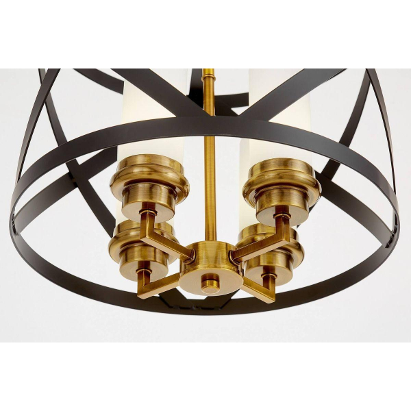 Потолочная люстра Lumina Deco Astila LDP 1242-4 BK+MD Потолочная люстра Lumina Deco Astila LDP 1242-4 BK+MD