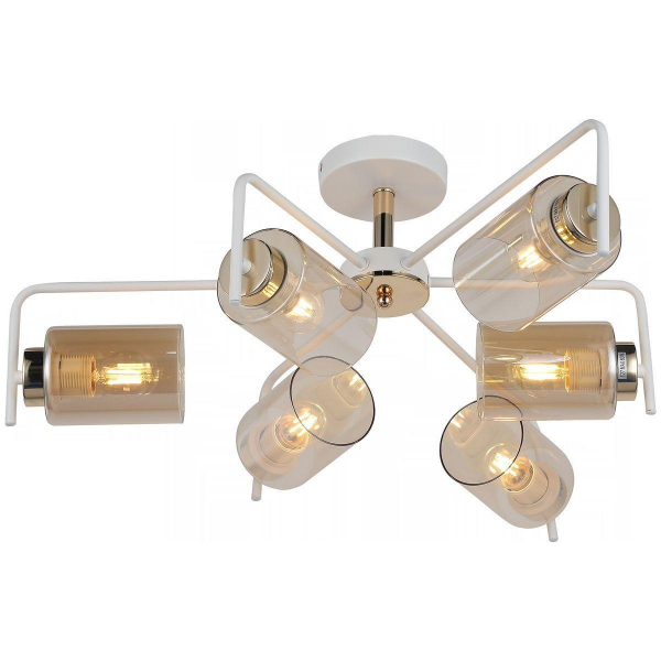 Потолочная люстра Illumico IL8248-6COU-79 WH GD Потолочная люстра Illumico IL8248-6COU-79 WH GD