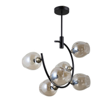 Подвесная люстра Gerhort G71163/6BK+AB AMB
