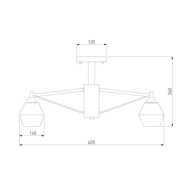 Потолочная люстра Eurosvet Takara 70135/5 кофе Потолочная люстра Eurosvet Takara 70135/5 кофе