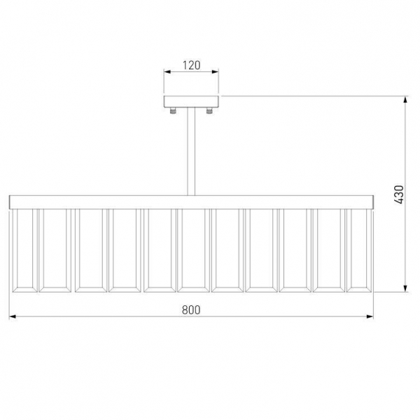 Потолочная люстра Bogates Eclipse 357/8 Smart