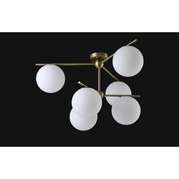 Подвесная люстра Crystal Lux FELIZ SP-PL6 BRONZE/WHITE Подвесная люстра Crystal Lux FELIZ SP-PL6 BRONZE/WHITE