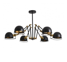 Подвесная люстра Lumina Deco Valmonti LDP D015-6 BK