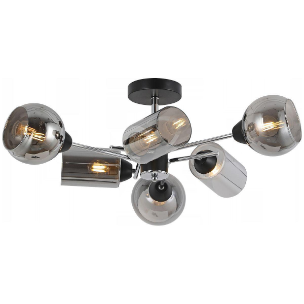 Потолочная люстра Illumico IL8243-6COU-79 BK CR Потолочная люстра Illumico IL8243-6COU-79 BK CR