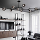 Подвесная люстра Imperium Loft Адель Branching Bubble Chandelier L11 Black Amber 239861-22
