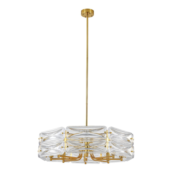 Подвесная люстра Indigo Zaffiro V12046/8P Brass V000499