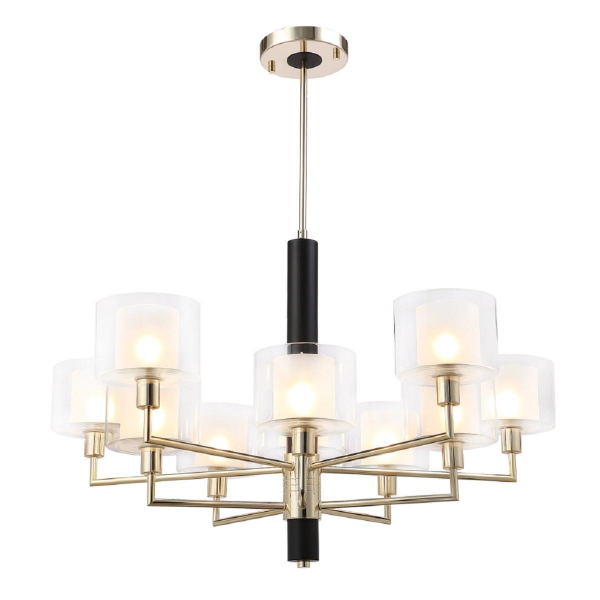 Потолочная люстра Crystal Lux MAESTRO SP-PL5+5 GOLD Потолочная люстра Crystal Lux MAESTRO SP-PL5+5 GOLD