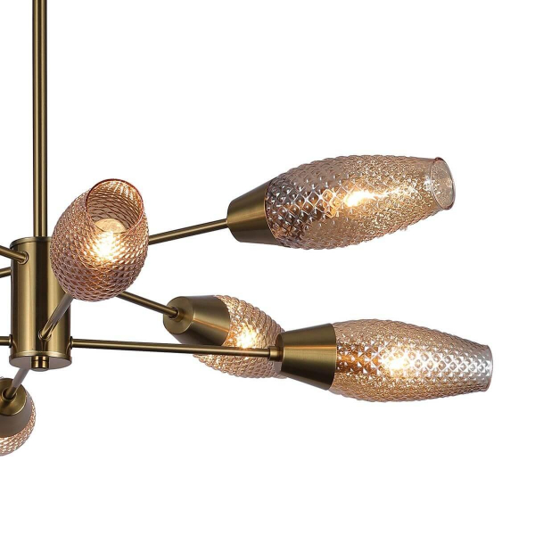 Потолочная люстра Escada Desire 10165/8PL Copper Потолочная люстра Escada Desire 10165/8PL Copper