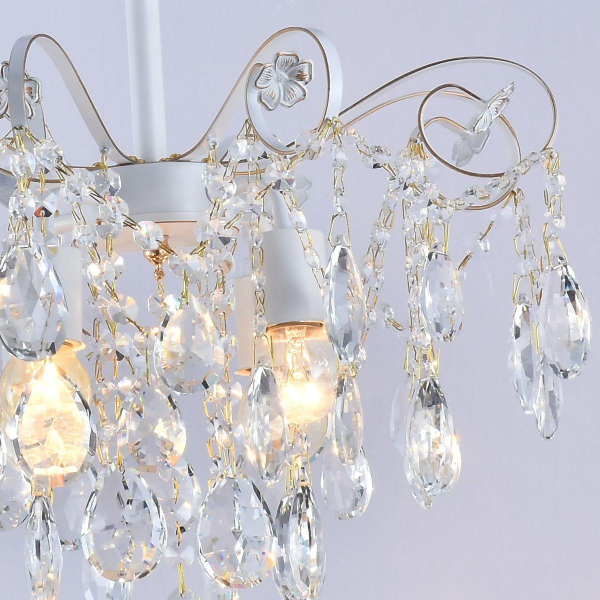 Потолочная люстра Reluce 04055-0.3-04 WH+GOLD PN Потолочная люстра Reluce 04055-0.3-04 WH+GOLD PN