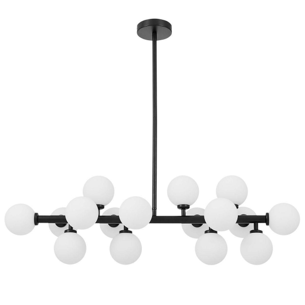Подвесная люстра Lumina Deco Marsiada LDP 6033-16 BK Подвесная люстра Lumina Deco Marsiada LDP 6033-16 BK