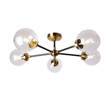 Потолочная люстра Elvan LU-208/5-E27-BkBaCl