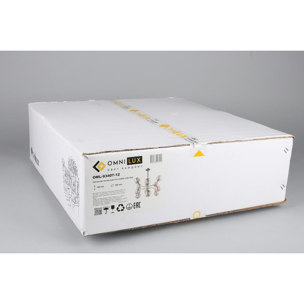 Потолочная люстра Omnilux Pozzallo OML-93407-12 Потолочная люстра Omnilux Pozzallo OML-93407-12