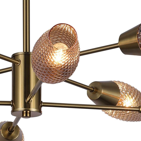 Потолочная люстра Escada Desire 10165/8PL Copper Потолочная люстра Escada Desire 10165/8PL Copper