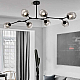 Подвесная люстра Imperium Loft Адель Branching Bubble Chandelier L11 Black Amber 239861-22