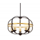 Подвесная люстра Lumina Deco Monterey LDP 1141-5 BK+MD