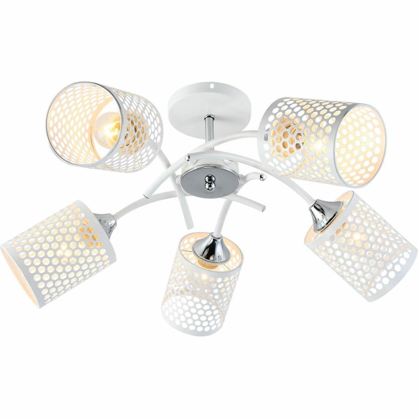 Потолочная люстра Reluce 01332-0.3-05 WH+CR Потолочная люстра Reluce 01332-0.3-05 WH+CR