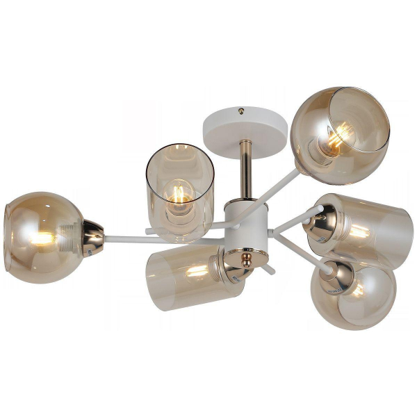 Потолочная люстра Illumico IL8243-6COU-79 WH GD Потолочная люстра Illumico IL8243-6COU-79 WH GD