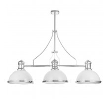 Подвесная люстра Lumina Deco Ettore LDP 710-3 WT+CHR