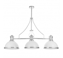 Подвесная люстра Lumina Deco Ettore LDP 710-3 WT+CHR