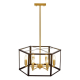 Подвесная люстра Lumina Deco Lorton LDP 1142-6 BK+MD