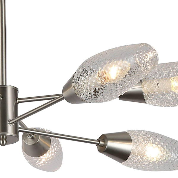 Потолочная люстра Escada Desire 10165/8PL Nickel Потолочная люстра Escada Desire 10165/8PL Nickel