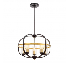 Подвесная люстра Lumina Deco Monterey LDP 1141-5 BK+MD