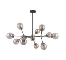 Подвесная люстра Gerhort G71161/12BK+AB AMB