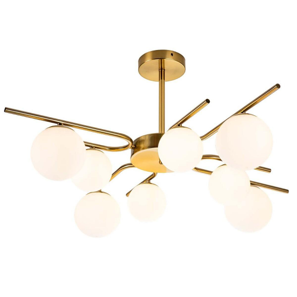 Потолочная люстра Escada Sphere 642/8P Brass Потолочная люстра Escada Sphere 642/8P Brass