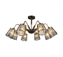 Потолочная люстра IMEX MD.4050-8-S BK+FGD