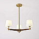 Подвесная люстра Imperium Loft Jorgenson D70 White/Dark Wood 203579-26