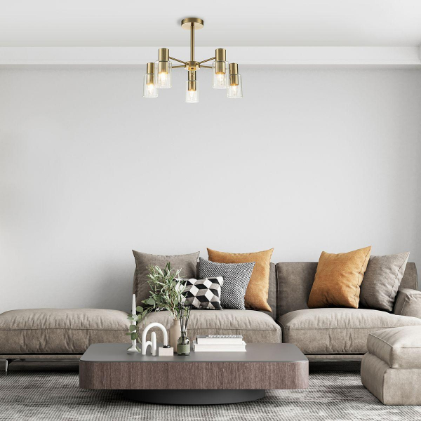 Потолочная люстра Escada Diversity 2120/5P Gold Потолочная люстра Escada Diversity 2120/5P Gold